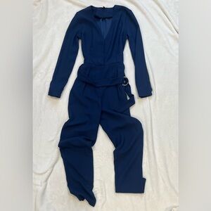 Kenneth Cole Navy Blue One-Piece Pants Suit NWT